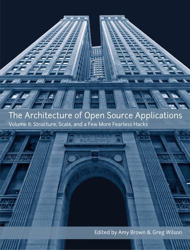 The cover of the book, based on the photo of a building from a low-angle shot